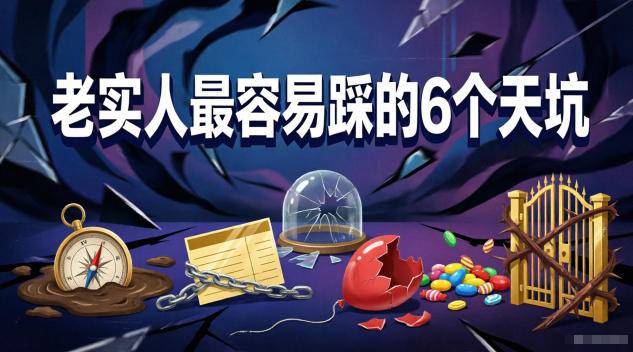 付费文章：老实人最容易踩的6个天坑-云推网创项目库