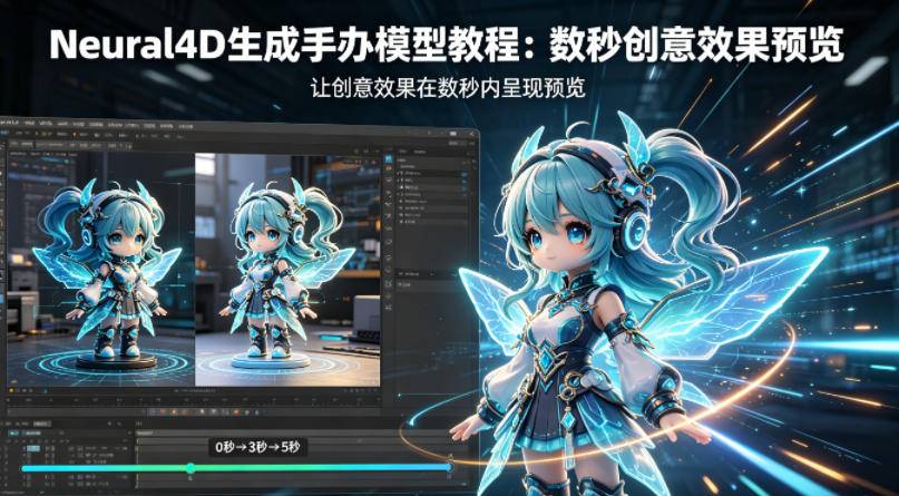 Neural4D生成手办模型教程，让创意效果在数秒内呈现预览-云推网创项目库