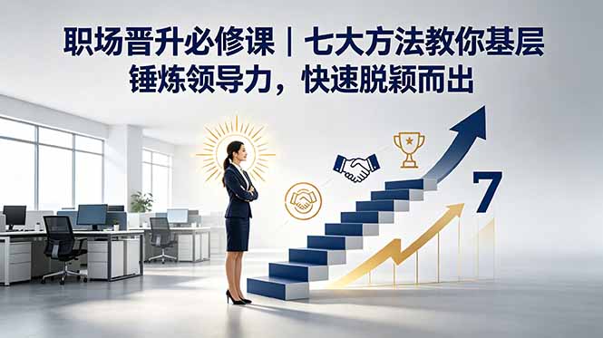 付费文章:职场晋升必修课|七大方法教你基层锤炼领导力,快速脱颖而出-云推网创项目库