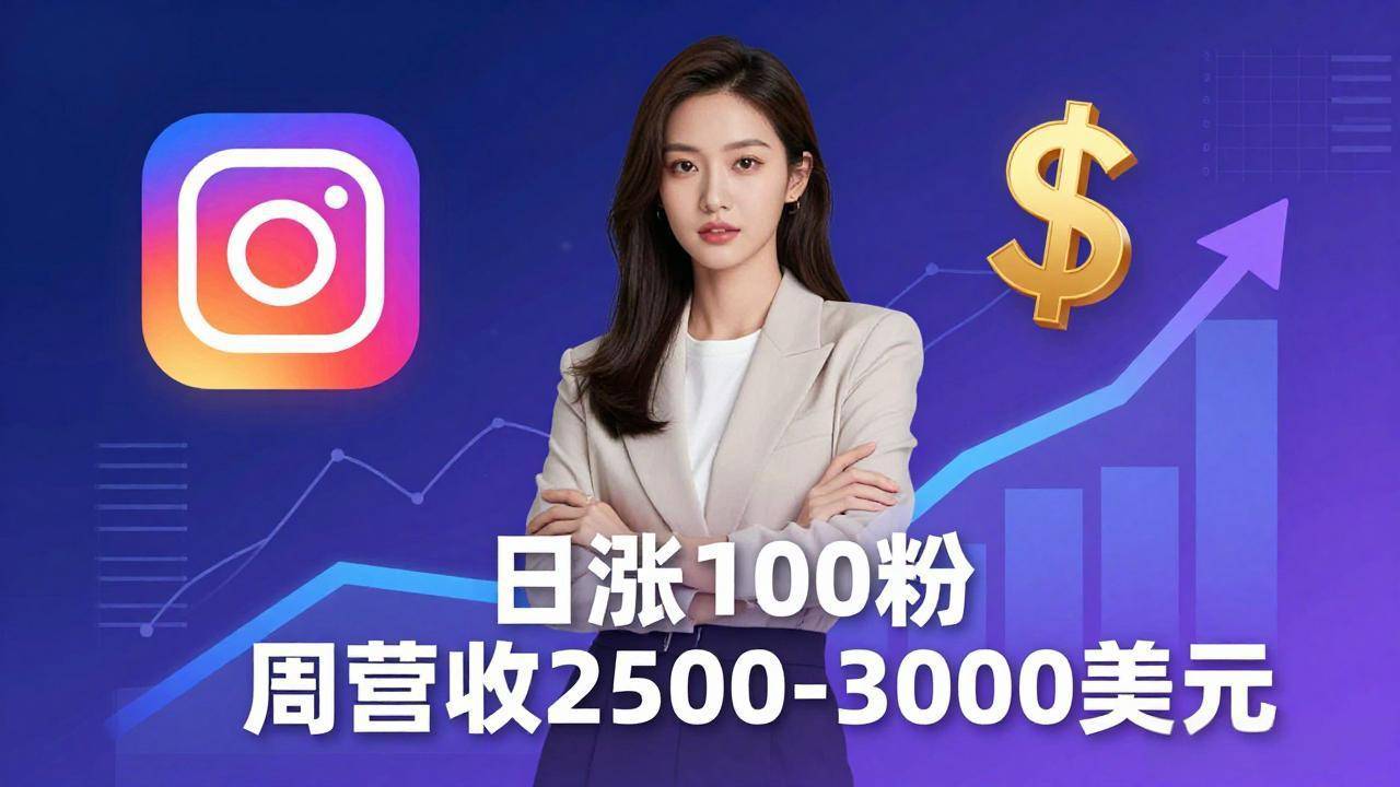 想做数字产品？Sheri亲授：日涨100粉、每周2500至3000美元的营收，Instagram躺着赚-云推网创项目库