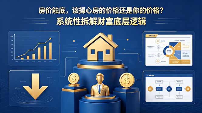 付费文章：房价触底，该操心房的价格还是你的价格？系统性拆解财富底层逻辑-云推网创项目库