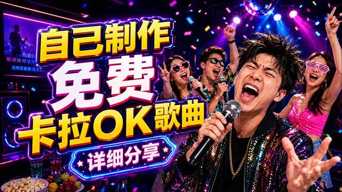 免费卡拉OK歌曲制作全攻略:音轨分离字幕制作,零基础快速做出专业K歌视频-云推网创项目库