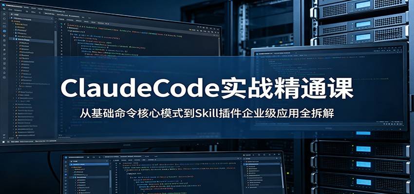 ClaudeCode实战精通课:从基础命令核心模式到Skill插件企业级应用全拆解-云推网创项目库