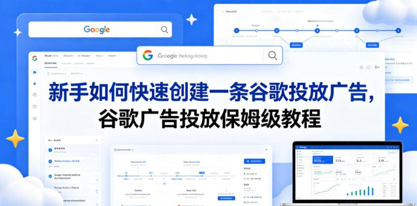 新手如何快速创建一条谷歌投放广告，谷歌广告投放保姆级教程-云推网创项目库