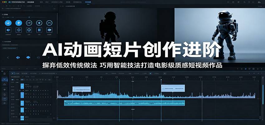 AI动画短片创作进阶：摒弃低效传统做法，巧用智能技法打造电影级质感短视频作品-云推网创项目库
