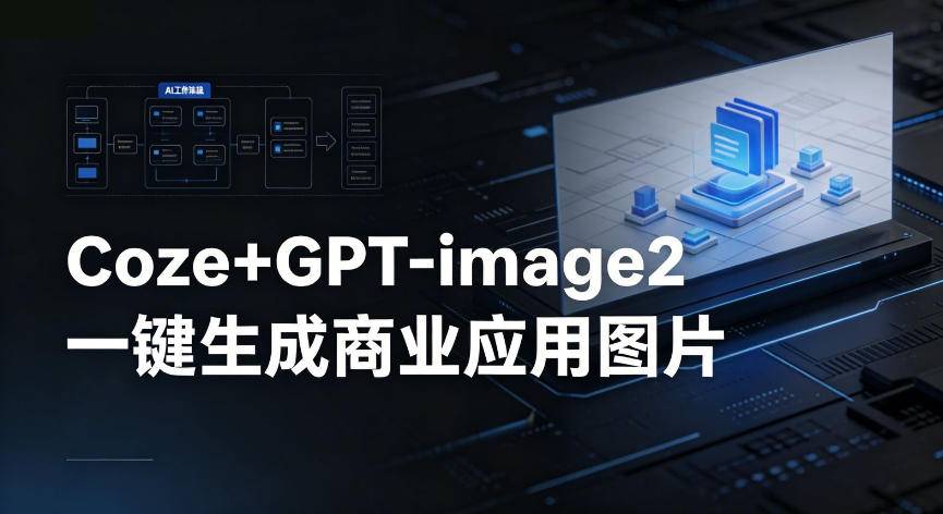 【Coze工作流搭建实操教程】coze+GPT-image2一键生成商业应用图片，全流程保姆级教学-云推网创项目库