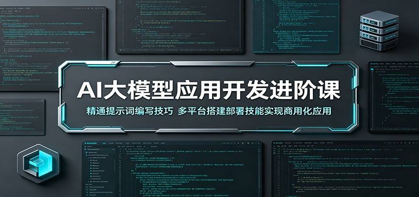 AI大模型应用开发进阶课：精通提示词编写技巧，多平台搭建部署技能实现商用化应用-云推网创项目库