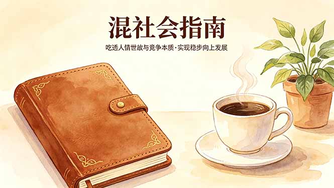 付费文章：混社会指南，吃透人情世故与竞争本质，实现稳步向上发展-云推网创项目库