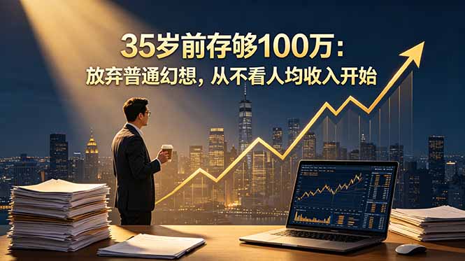 35岁前存够100万：放弃普通幻想，从不看人均收入开始-云推网创项目库