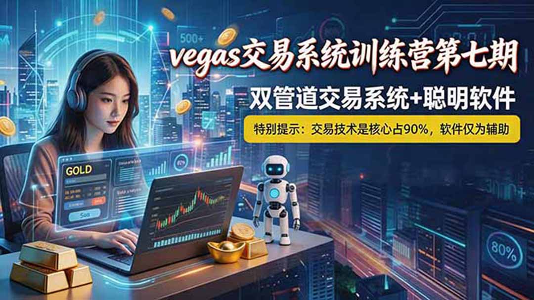 【海外美金AI搬砖】Vegas交易技术+聪明软件， 黄金期货日赚50-1000U， 长期稳定，小白轻松上手-云推网创项目库
