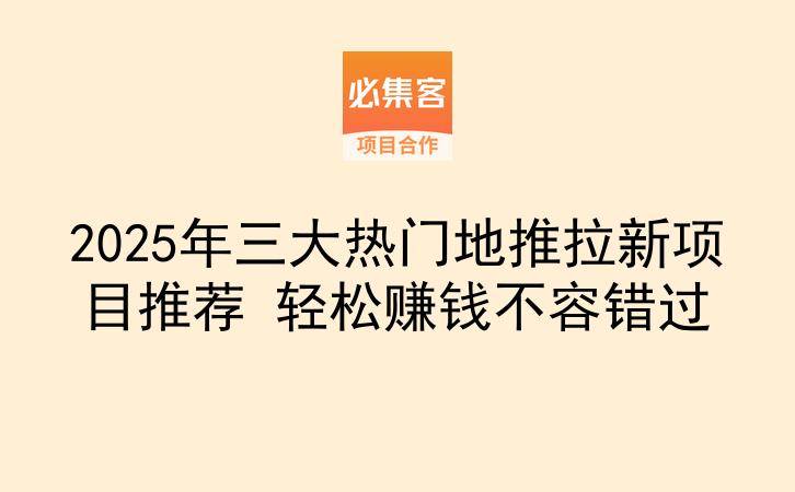 2025年三大热门地推拉新项目推荐 轻松赚钱不容错过-云推网创项目库