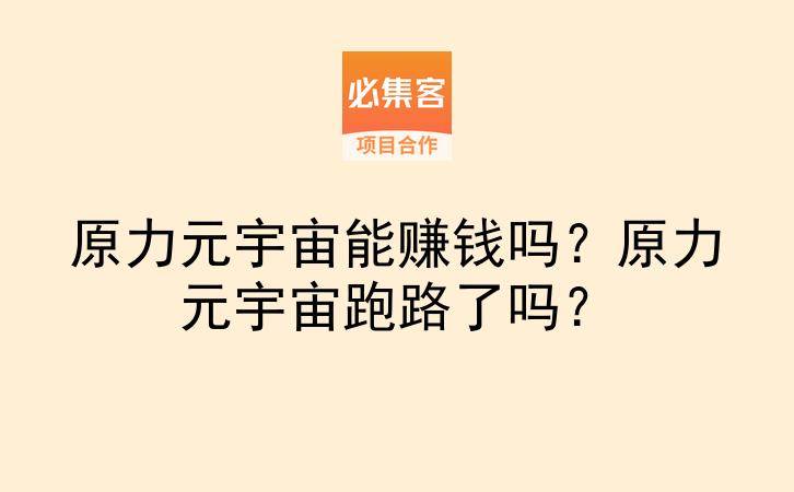 原力元宇宙能赚钱吗？原力元宇宙跑路了吗？-云推网创项目库