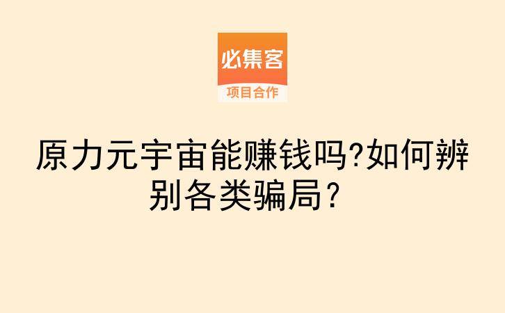 原力元宇宙能赚钱吗?如何辨别各类骗局？-云推网创项目库