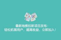 新地推拉新项目来袭：轻松拓客，收益超高，速来加入！-云推网创项目库