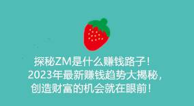 《探秘ZM赚钱路子：2024年最新赚钱趋势大揭秘，财富机会近在咫尺！》-云推网创项目库