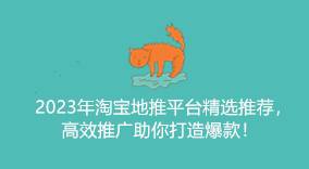 《2024淘宝地推平台精选：高效推广打造爆款》-云推网创项目库