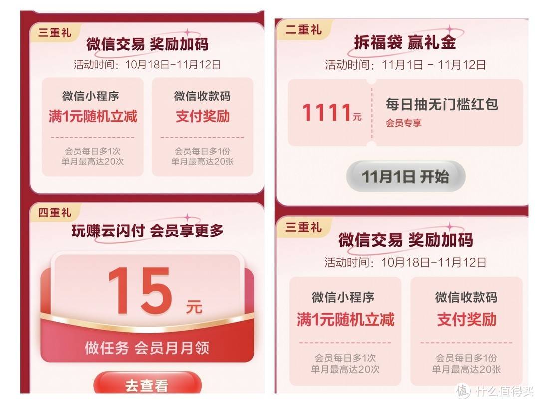 速冲,云闪付大促,1元开62VIP年卡,建行白送20元E卡,人人有份,赶紧上车