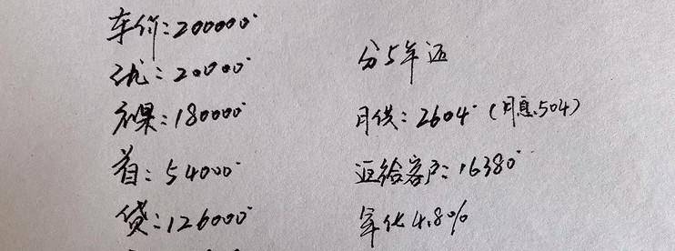 20万的车，5年分期和全款能相差多少钱？哪个更划算？-云推网创项目库