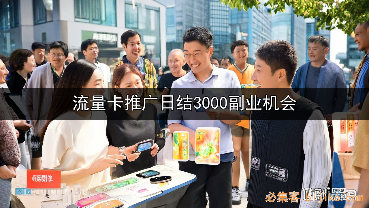 流量卡推广副业