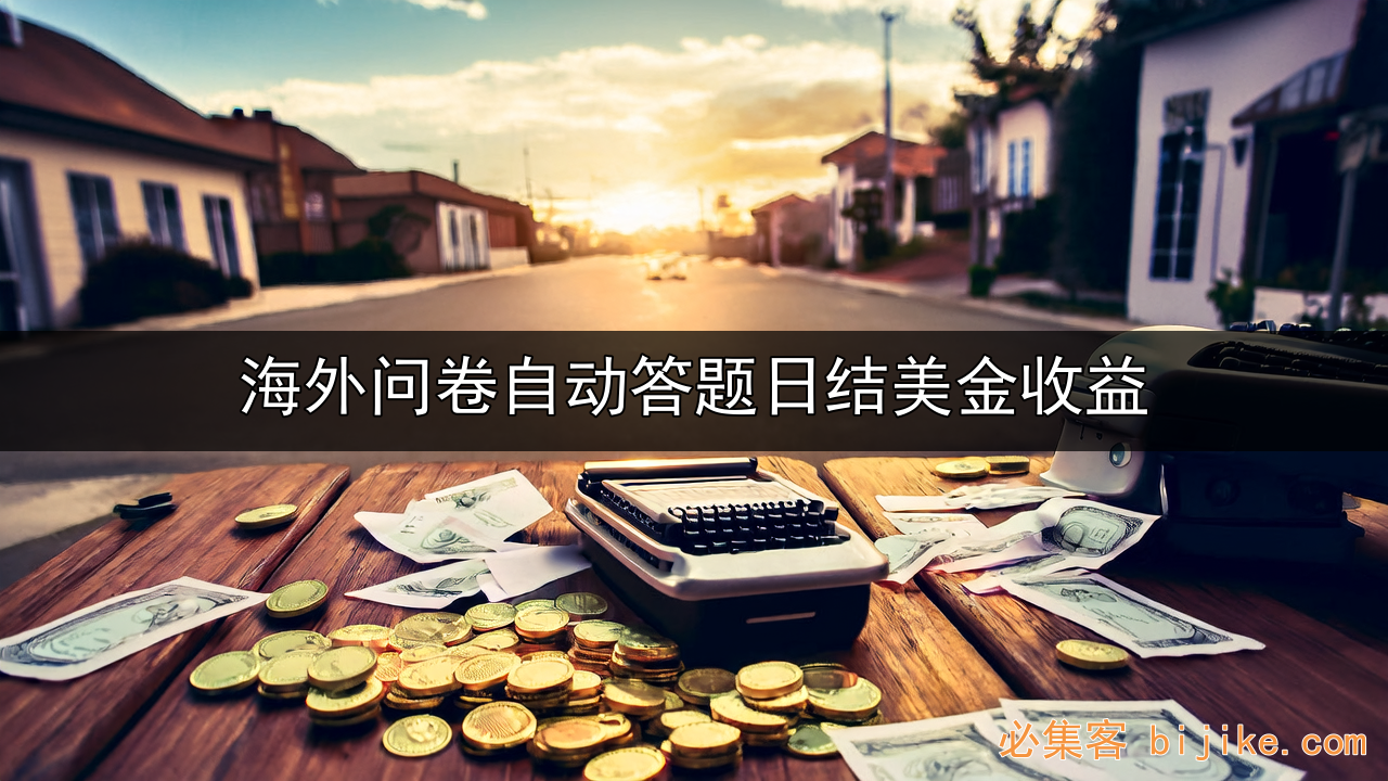 海外问卷副业